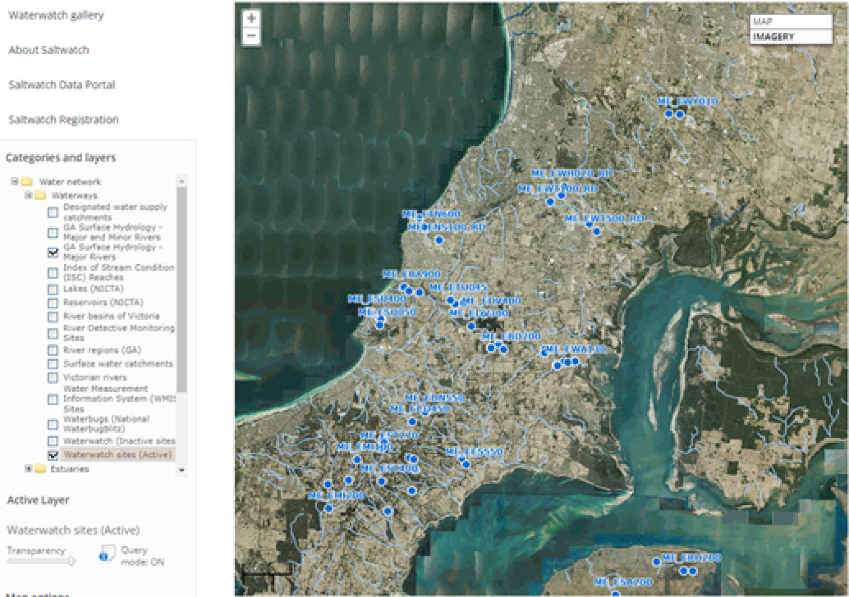 Waterwatch Victoria Data Management System.