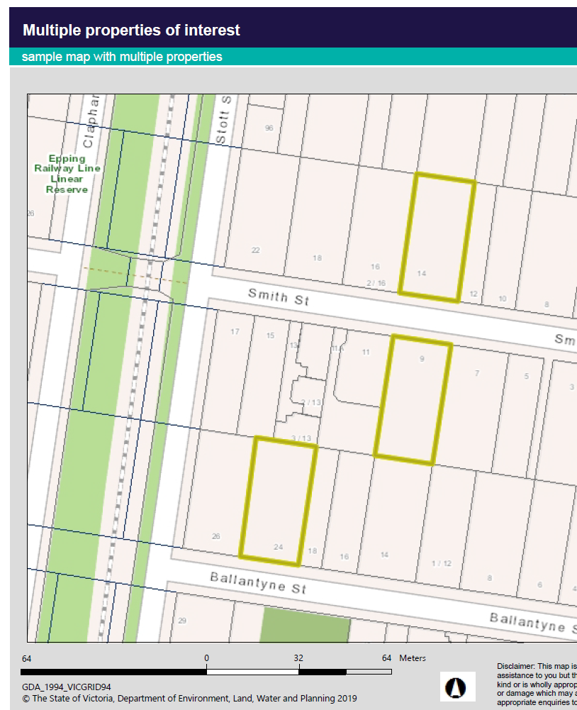 sample of pdf print with multiple properties