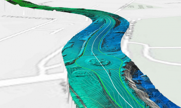 Great Ocean Road - road contours