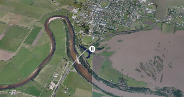 Orbost flooding data in DTV Platform