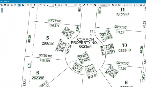 By executing the Plan Visualisation Service, the surveyor receives an automatically generated PDF plan, which is used as the plan for council certification, contracts for sale, and subsequently as the title diagram when the plan is registered by LUV. Provision to enhance plan presentation may be needed in certain situations, which can be performed using VET. This tool enables the surveyor to enhance plan presentation, particularly for heavily detailed and complex plans.