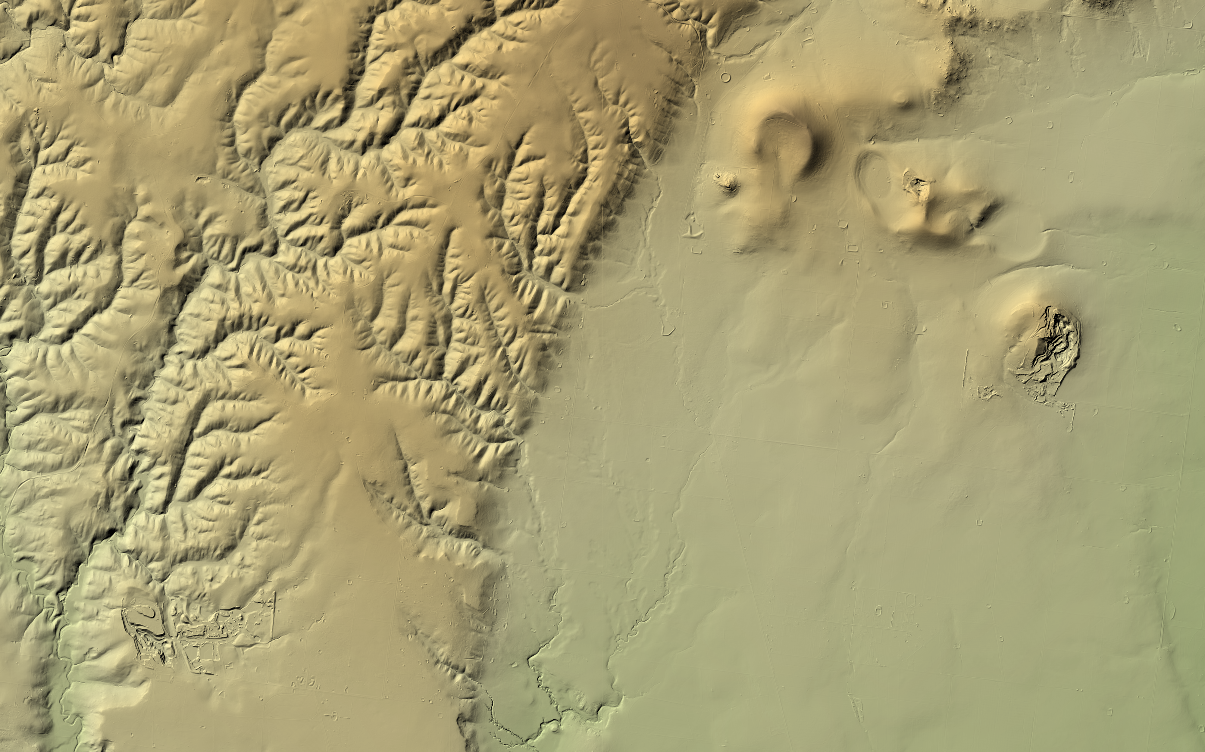 LiDAR over Golden Plains.  