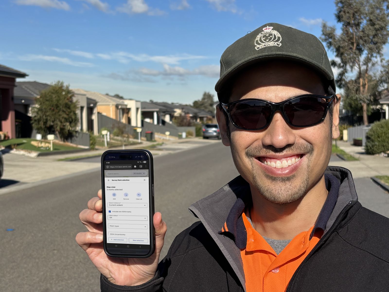 Geodetic surveyor using the new LASSI to update SMES 